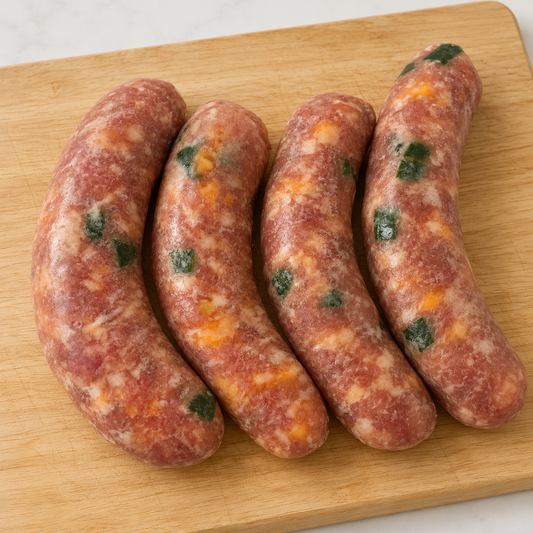 Saucisse Jalapenos Cheddar (Maison)